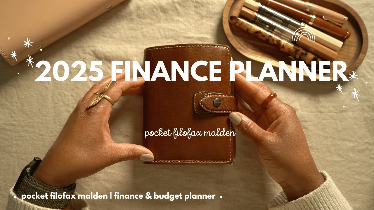 my 2025 finance planner | pocket filofax malden #pocketrings #pocketplanner