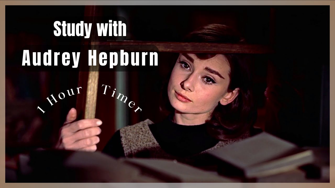 Study with Audrey Hepburn | Study & Focus Ambience (1 Hour)