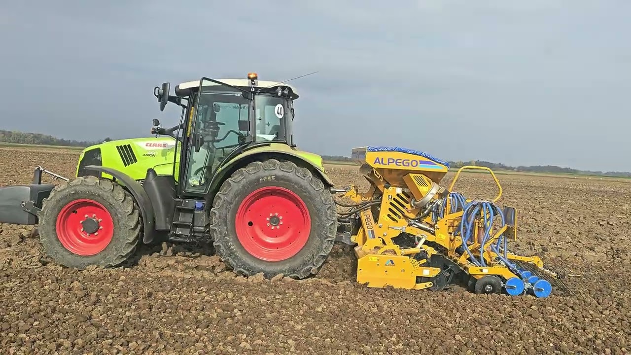 Claas Arion 450 & Alpego Jet-M