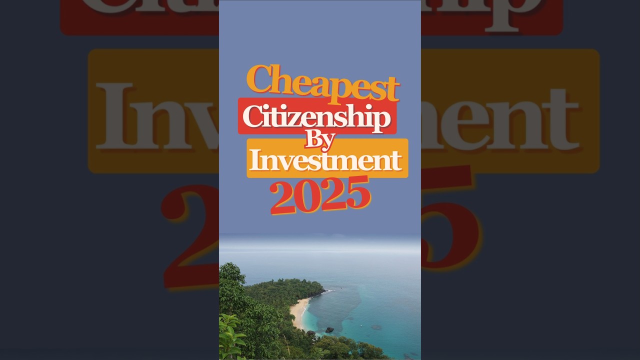 🌴 Cheapest Citizenship-by-Investment in 2025? S&atilde;o Tom&eacute; Has Arrived!