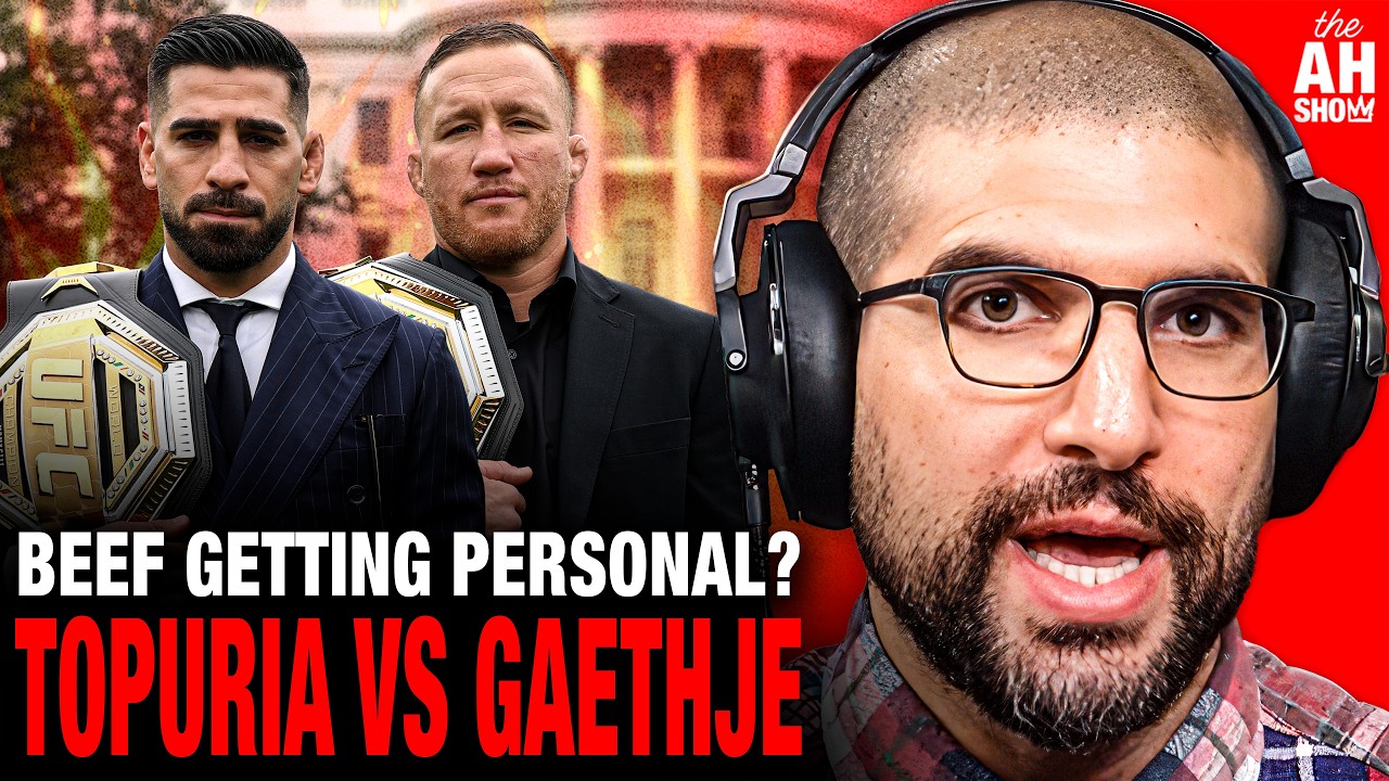 Ilia Topuria vs Justin Gaethje Beef Getting PERSONAL Ahead of UFC White House Card; Helwani Reacts