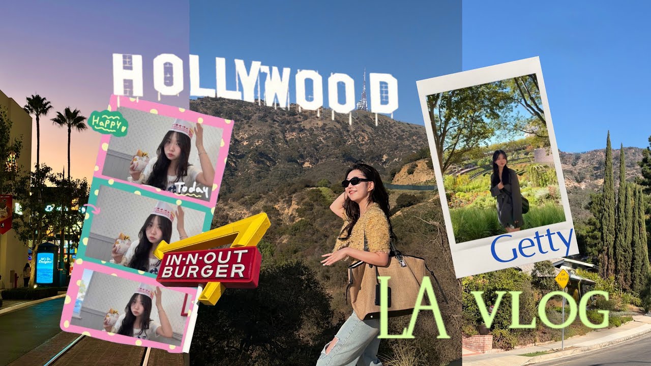 LA 위험해? 좋기만 하던데 | 인생 햄부기 먹방🍔 | LA에서 제일 좋았던 게티⛲️