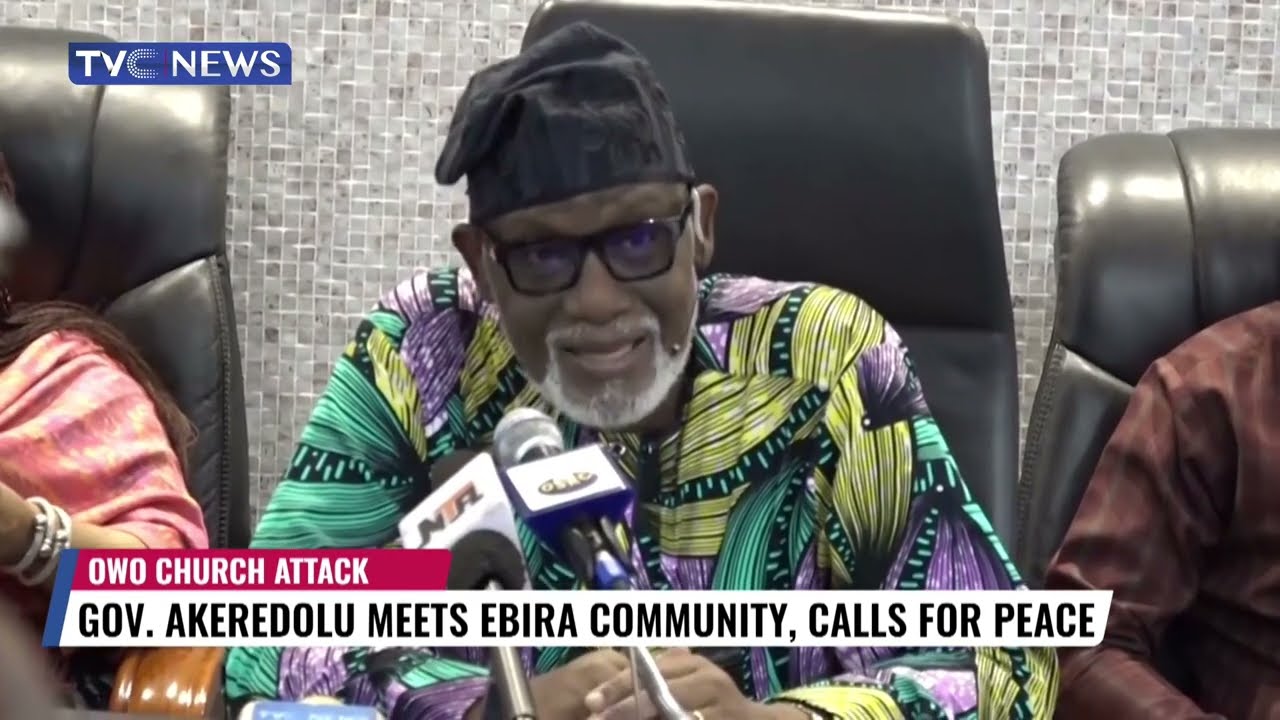 WATCH: Gov Akeredolu Cautions Residents of Ebira Community Against Engaging in Criminal Activities