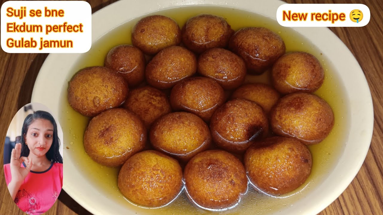 Suji se bne ek dum perfect gulab jamun 🤤 jisse dekh ke muh me pani aa jaye ab ap ghur pr hi bnaye😋