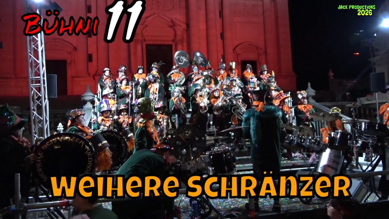 Solothurner Fasnacht 2026, Guggenmusik, Weihere Schränzer Bühni 11