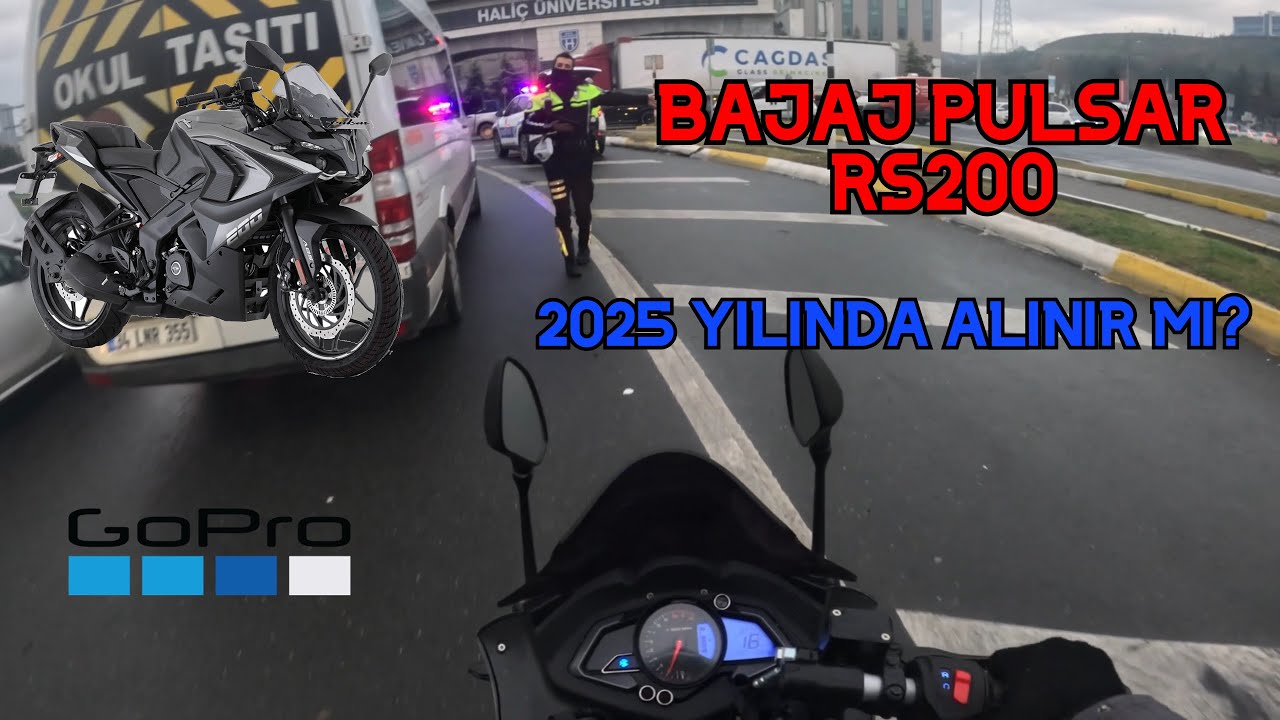 2025 YILINDA BAJAJ PULSAR RS200 ALINIR MI? #motovlog #gopro #istanbul