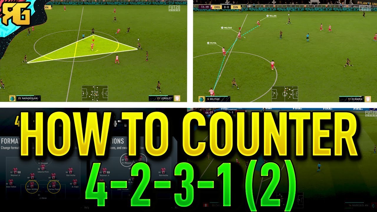 FIFA 20 | How to BEAT/COUNTER the 4-2-3-1(2) FORMATION! - FIFA 20 ULTIMATE TEAM