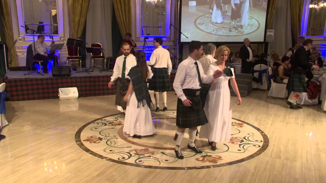 2016 Budapest Burns Supper Scottish country dancers