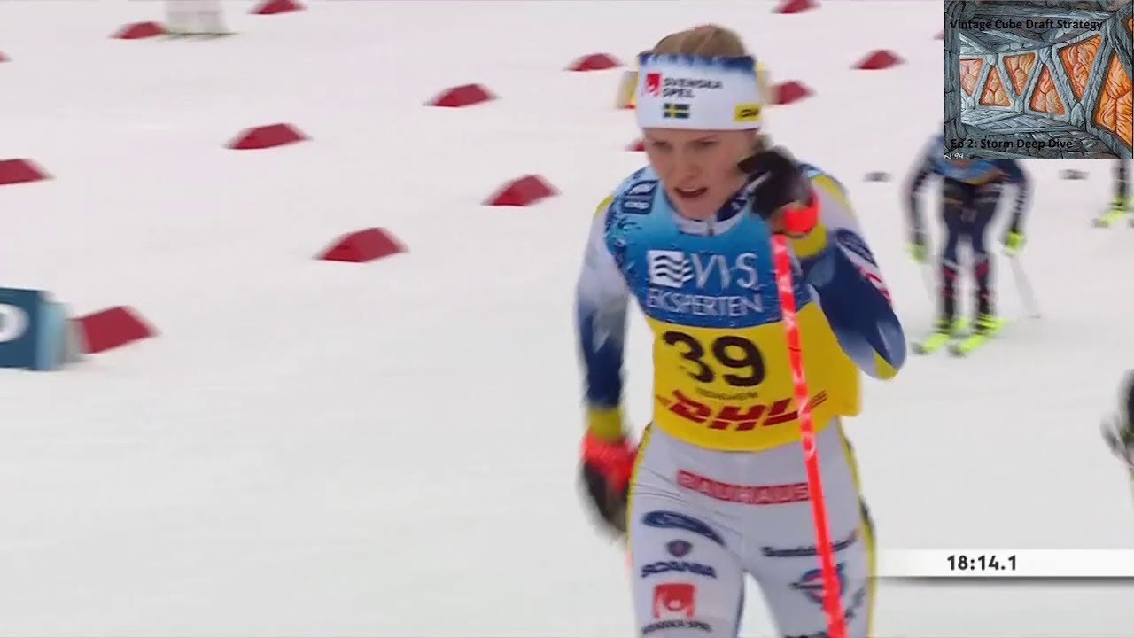 V&auml;rldscupen L&auml;ngskidor 23/24 Trondheim Skiathlon Damer (F&ouml;r-VM) Jessie Diggins vs Ebba Andersson!