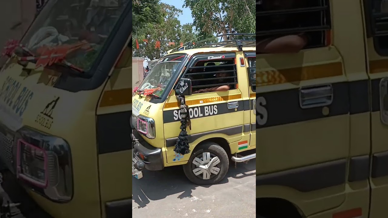 School Bus Modified Look #omni #omnivan #schoolvan #van #marutiomni