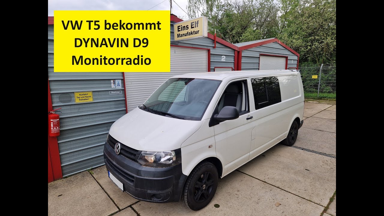 VW T5 mit Dynavin Radio und Rückfahrkamera