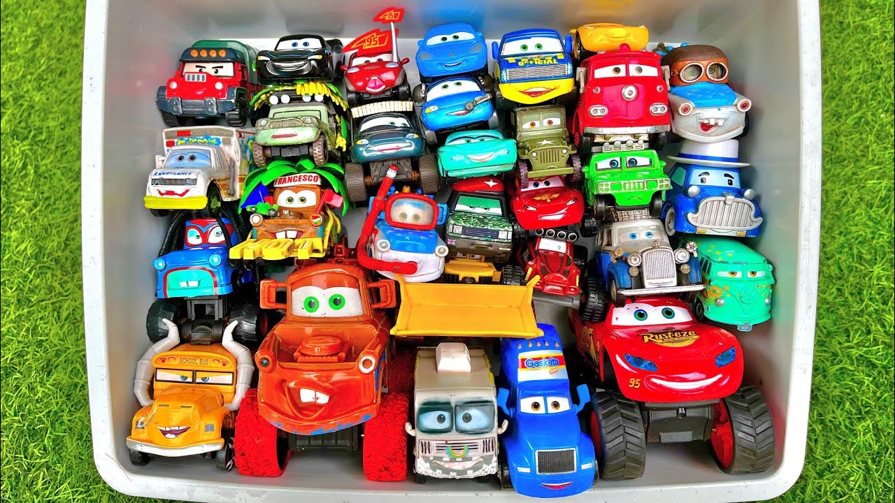 Disney Pixar Cars Unboxing Review | Lightning Mcqueen, Tow Mater, Doc Hudson, Sally Carrera, Cruz