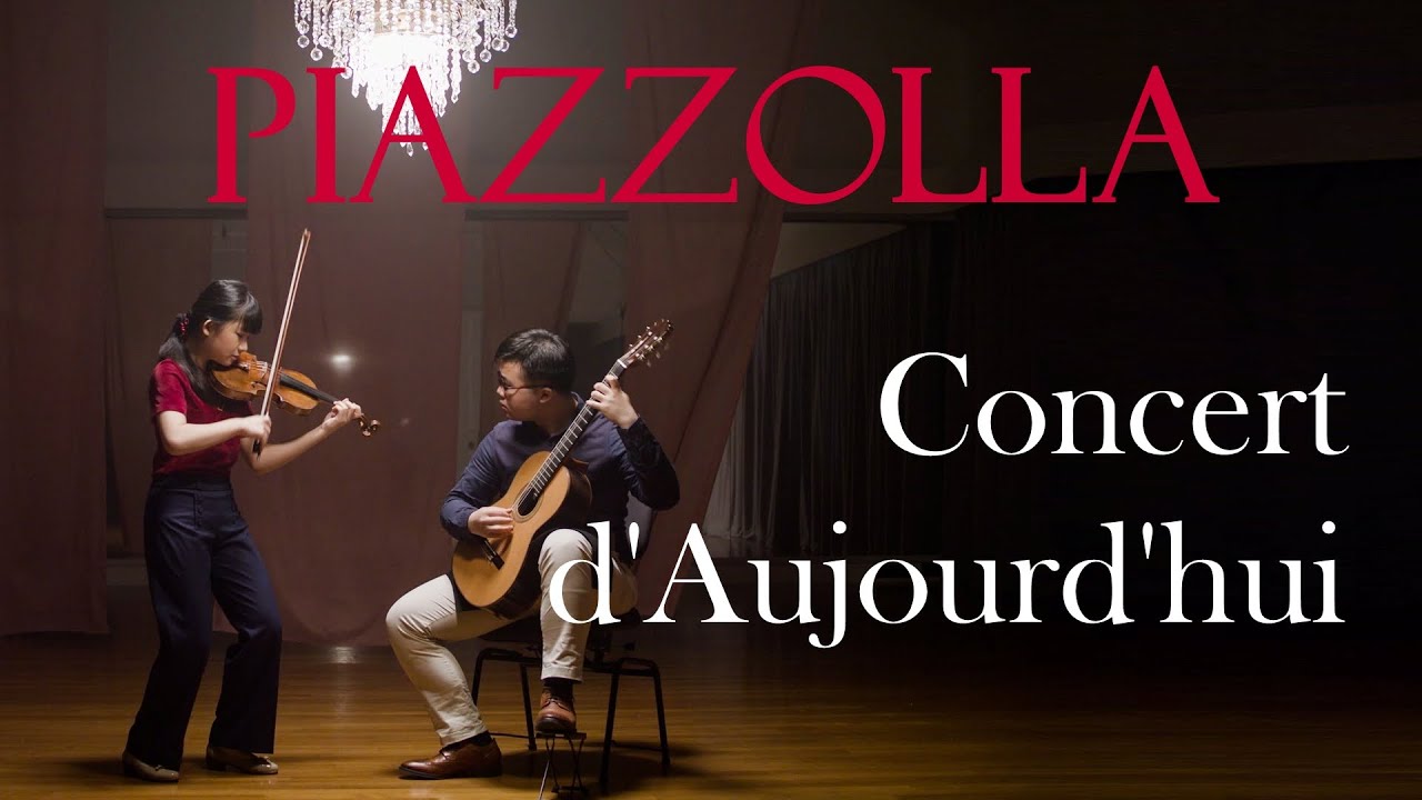 Astor Piazzolla | "Concert d'Aujourd'hui" from "Histoire du Tango" | Chloe Chua & Kevin Loh