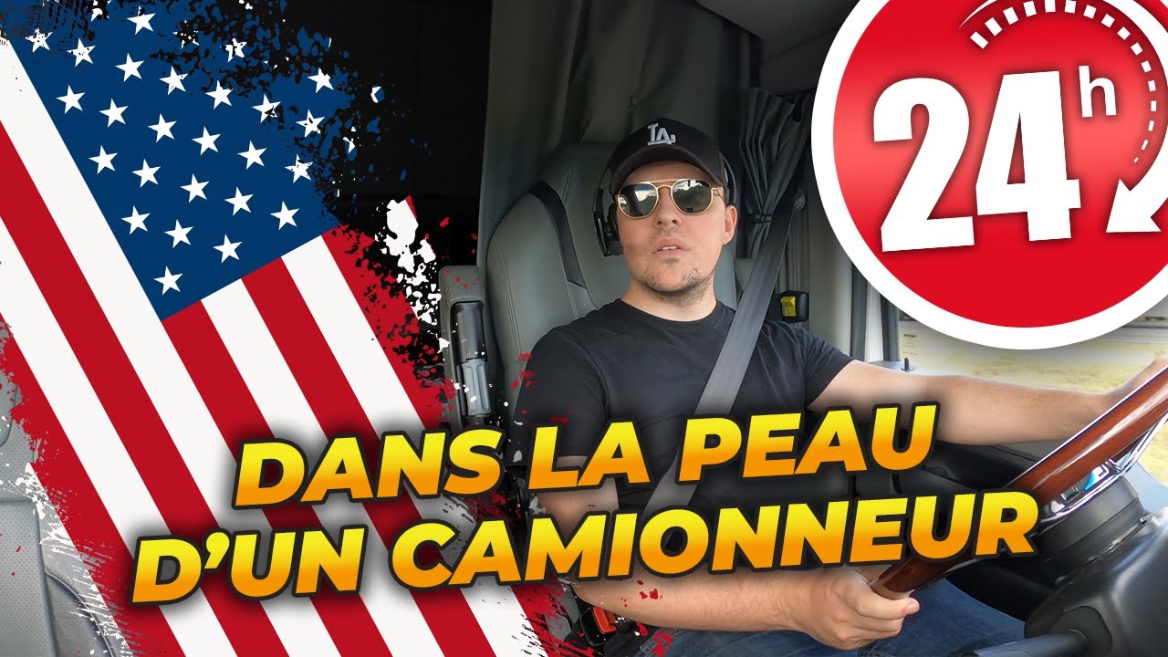 24H dans la peau d'un CAMIONNEUR, JE MANGE dans un RESTAU ROUTIER