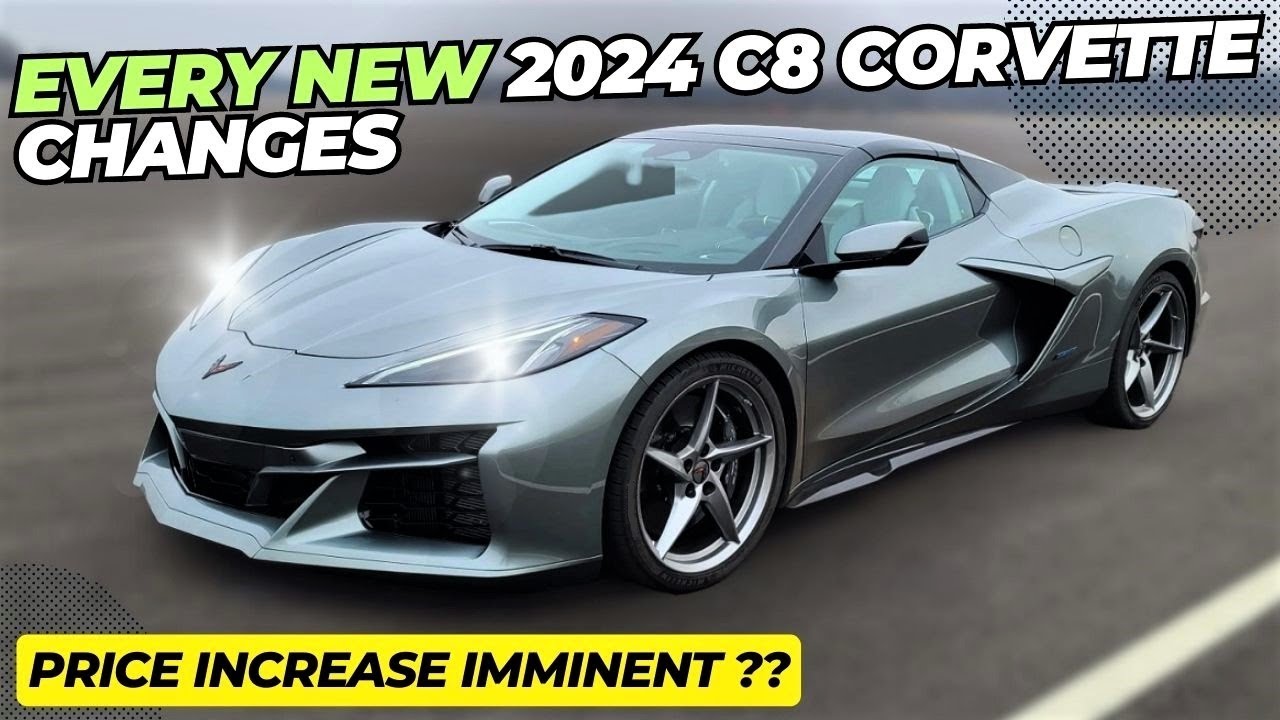 All 2024 C8 Corvette Model Year Changes and SHOCKING NEW Standard Equipment