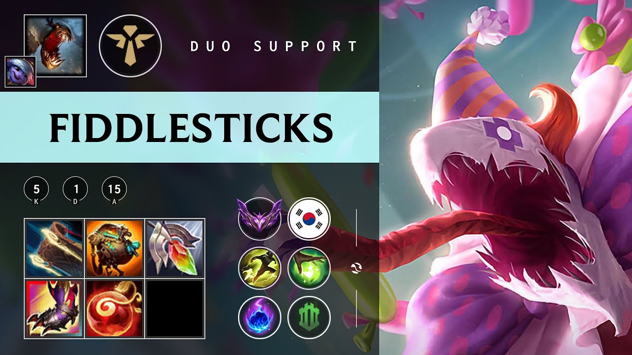 Fiddlesticks Support vs Blitzcrank - KR Master Patch 25.24