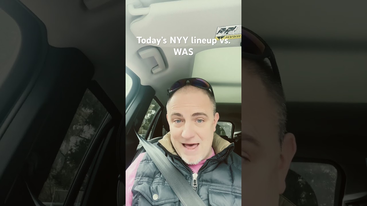 Состав «Нью-Йорк Янкиз» на сегодняшний матч против «Вашингтона» #yankees #nationals #mlb #basebal...