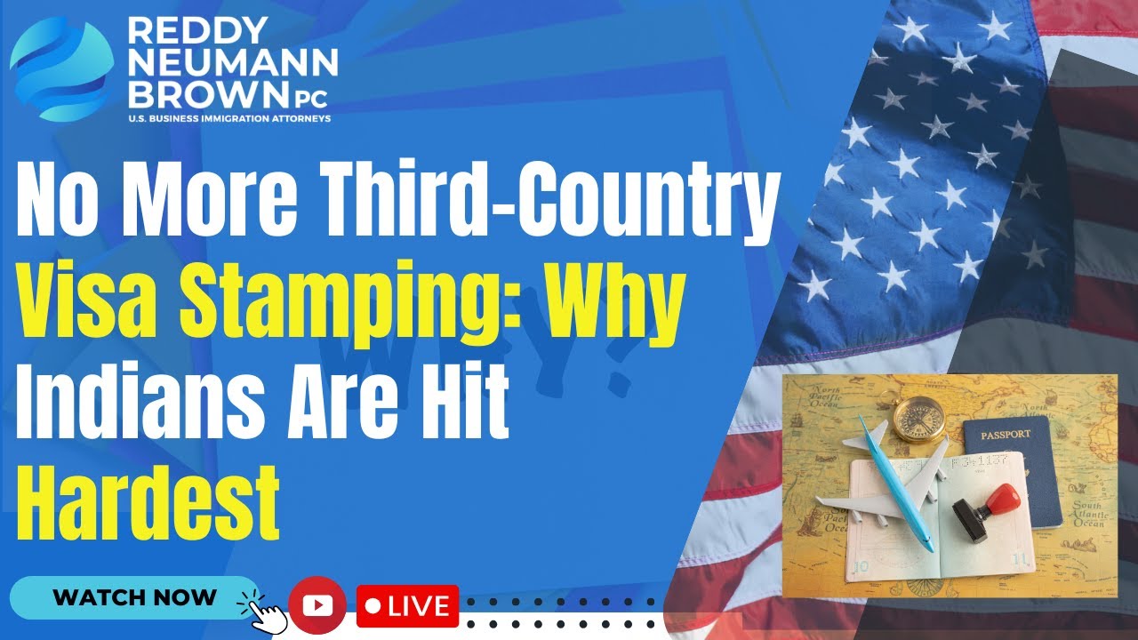 No More Third-Country Visa Stamping: Why Indians Are Hit Hardest