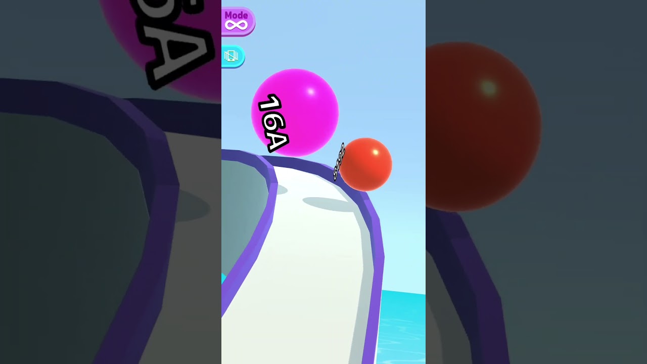 Roll, merge, repeat&mdash;can we hit 2048? #ballrun2048#games#gaming