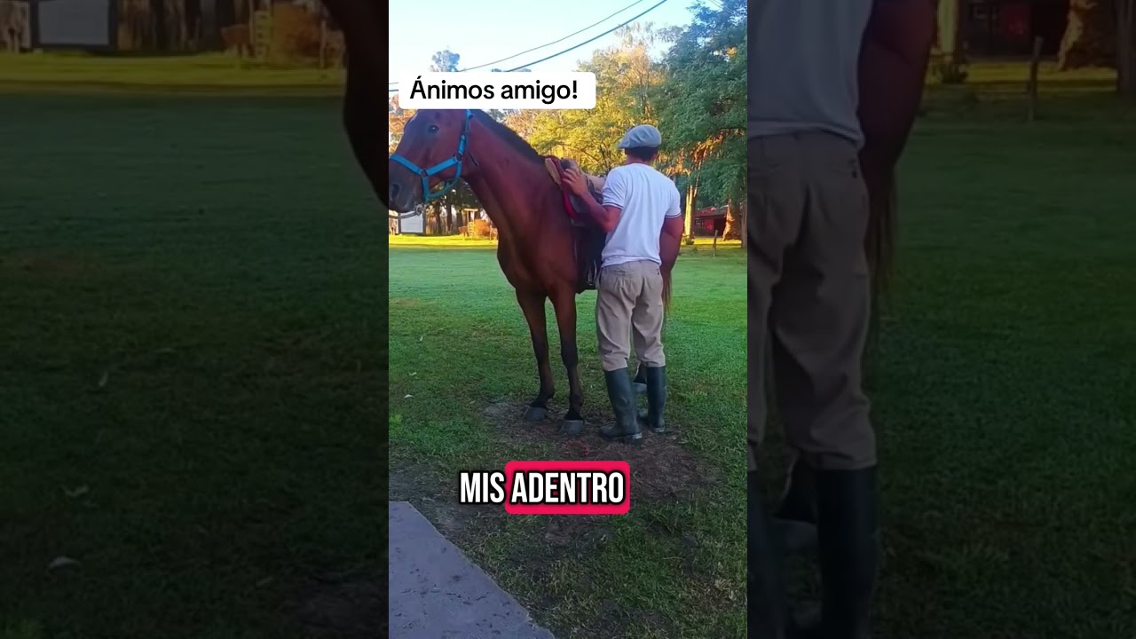 Víctor Díaz peón rural emocionado