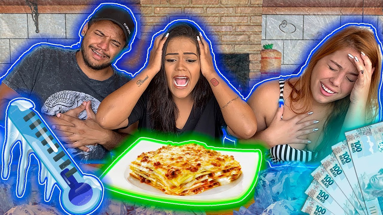 O ÚLTIMO A COMER COMIDAS CONGELADAS GANHA 1.000 REAIS !!!