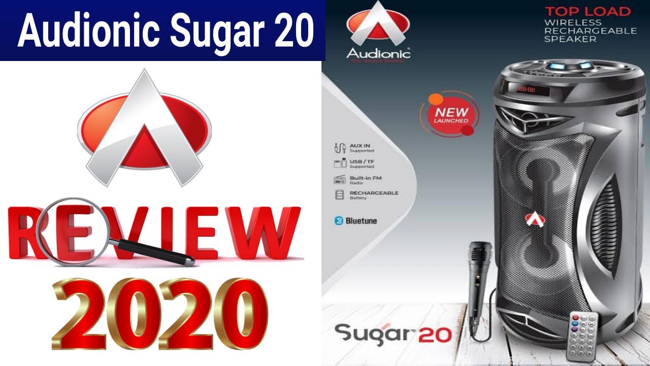 Audionic Sugar 20 Bluetooth Portable Speaker Review 2020