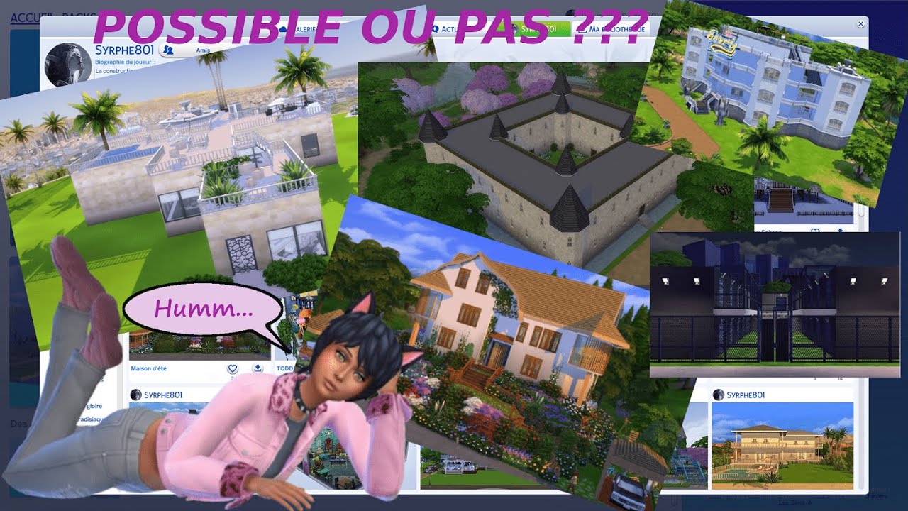 POSSIBLE OU PAS ??? // SIMS 4 // SE LANCER DANS LA CRÉATION