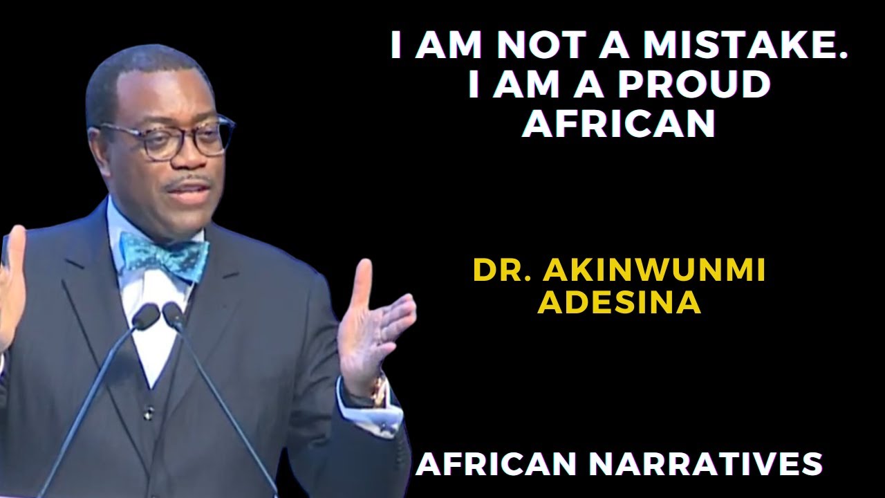 I Am A Proud African! | I Am Not A Mistake | Dr. Akinwumi Adesina