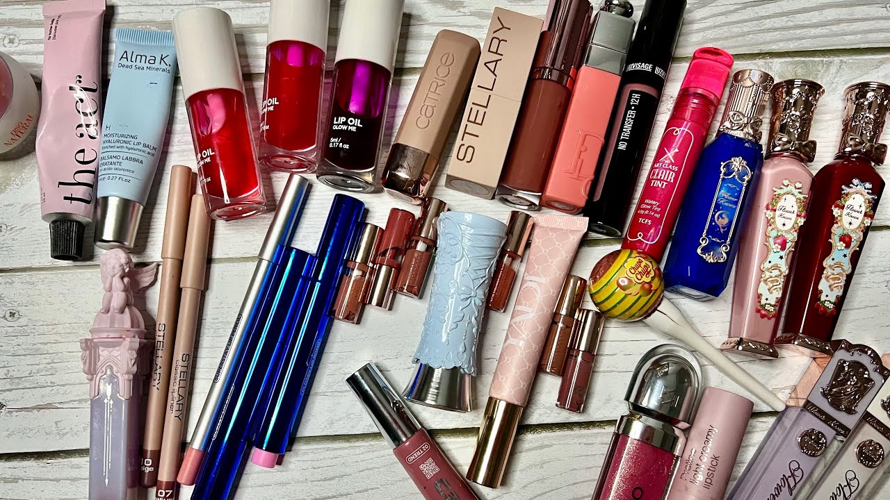 Мои продукты для губ💄Блески, помады и карандаши❤️