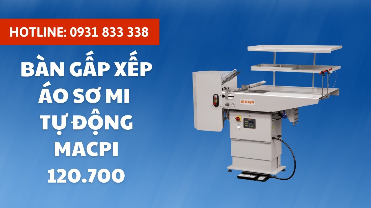 Bàn gấp xếp áo sơ mi tự động MACPI 120