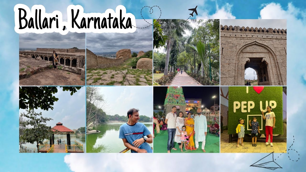 Ballari Tourist Places/5 Top Places To Visit In Bellary,Karnataka/Bellary Fort/Hampi/Kanaka Durgamma