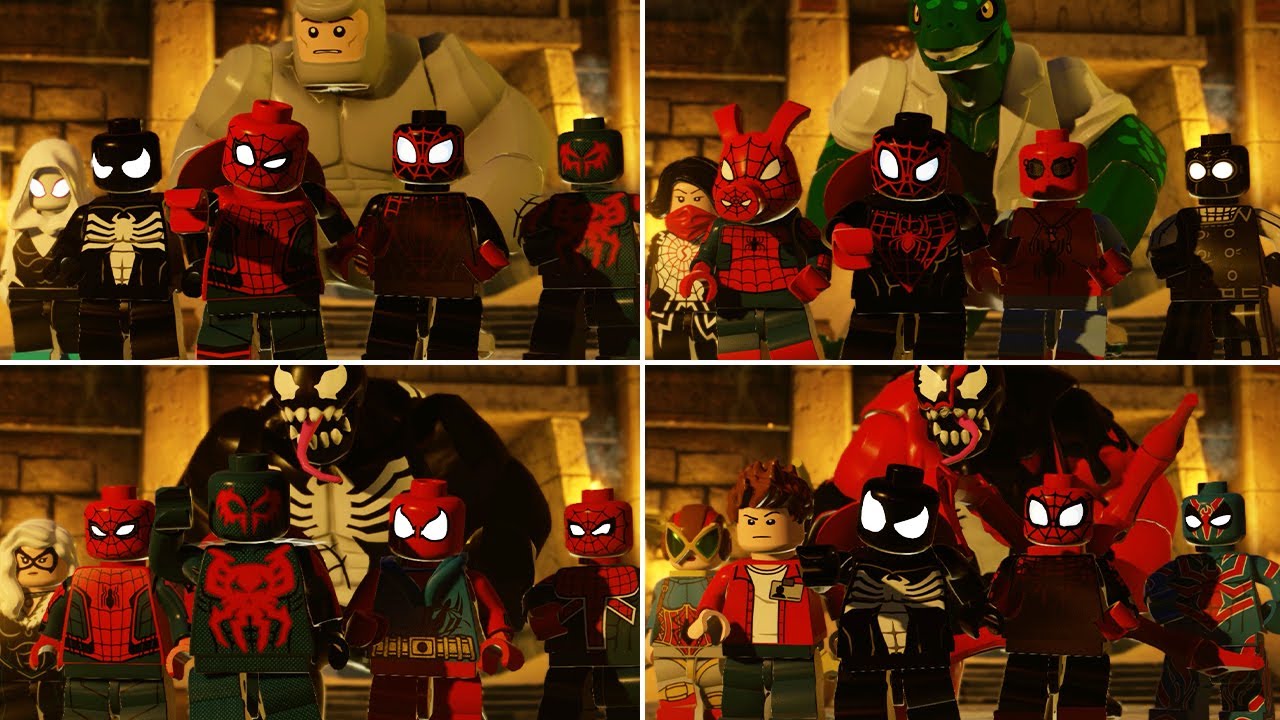 Человек-паук: Через вселенные в LEGO Marvel Super Heroes 2 Катсцены