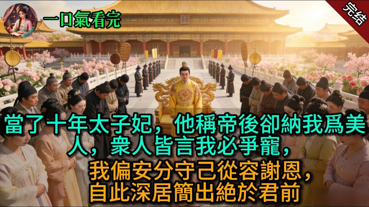 當了十年太子妃，他稱帝後卻納我爲美人，衆人皆言我必爭寵，我偏安分守己從容謝恩，自此深居簡出絶於君前