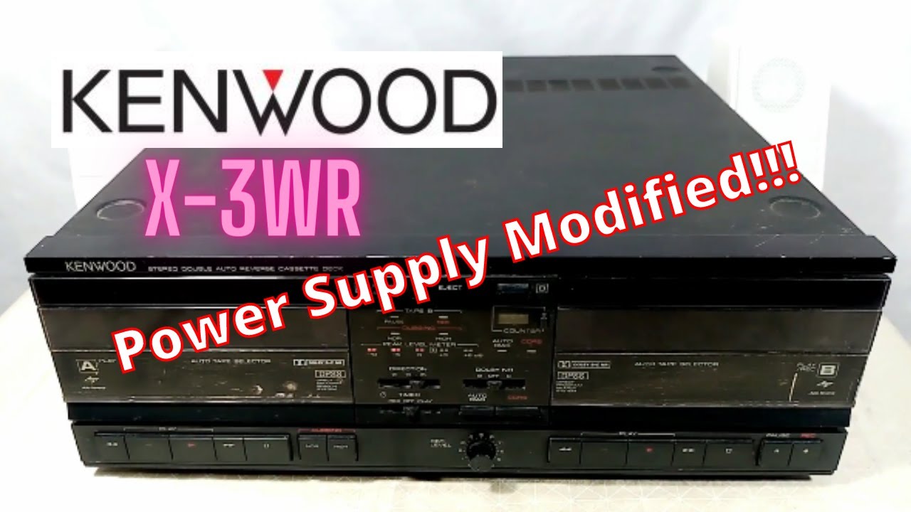 Kenwood X-3WR Stereo Cassette Deck Serial# 80206184 || My 2nd Unit