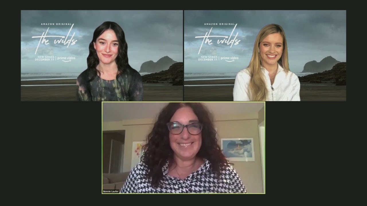 THE WILDS  -  Sarah Pidgeon & Mia Healey Interview  (AMAZON SERIES)