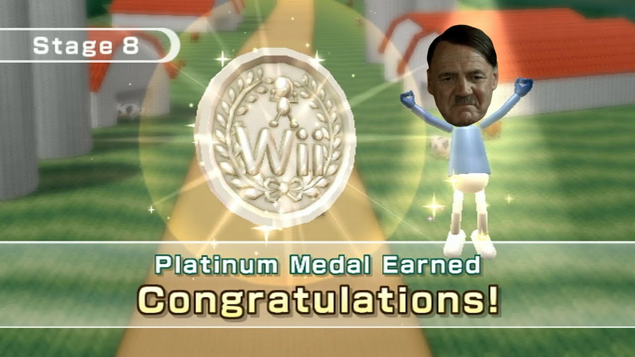 Hitler Tries to Get A Platinum Medal in Wii Play Part 4