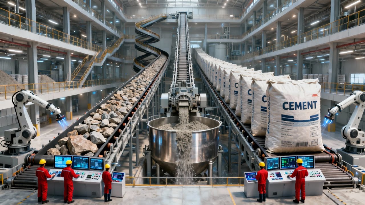 How Cement Is Made In Factories? – From Raw Materials to Millions of Tons of Cement (Full Process)