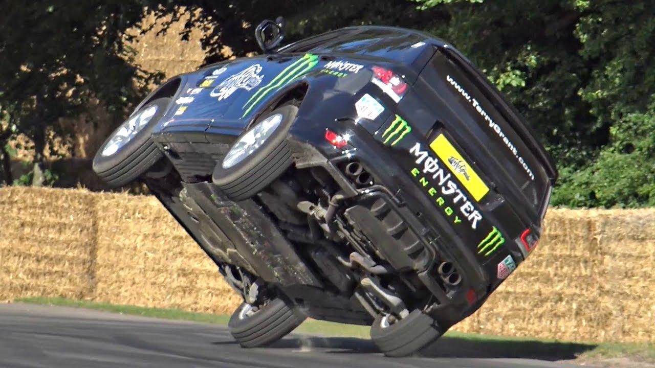 CRAZY Range Rover SVR Driving on Two Wheels & Doing Burnouts!