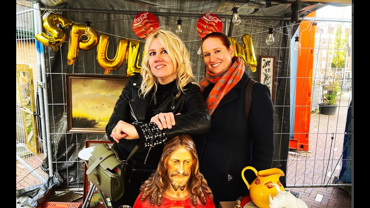 Teveel Spullen op de kraam?! | VERKOPEN VINTAGE MARKT AMSTERDAM | SpullenSpullenSpullen Video #55