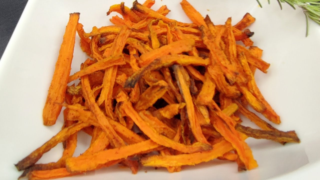 stick di carote in friggitrice ad aria (air fryer)