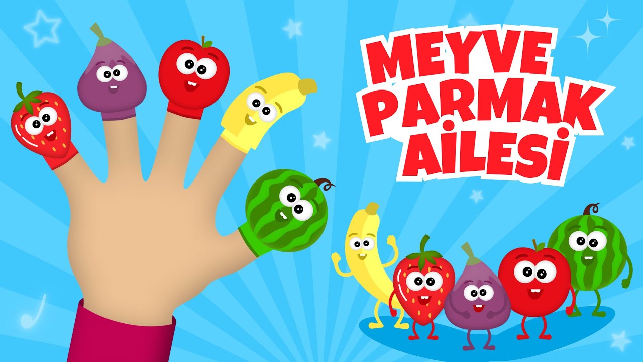 Meyve Parmaklar · Parmak Ailesi Yaz Meyveleri · Çizgi Film · Tombik Panda Çocuk Şarkıları