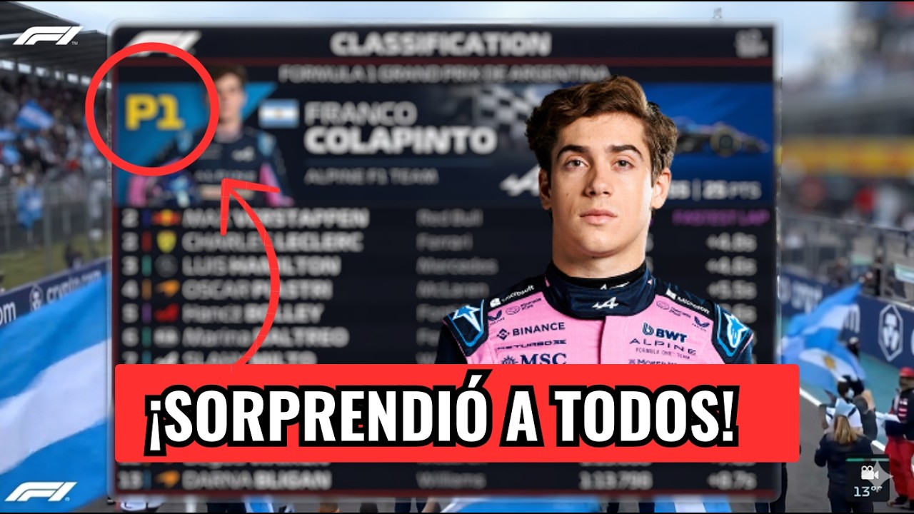 ¡COLAPINTO SORPRENDE EN AUSTRALIA! LO QUE PASÓ EN FP1 Y FP2 NADIE LO ESPERABA