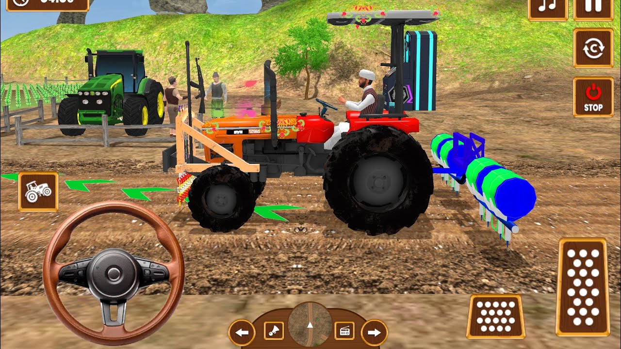 India farmer Game tractor 2025 New In farm corn - Us Tractor farming Game Ep12