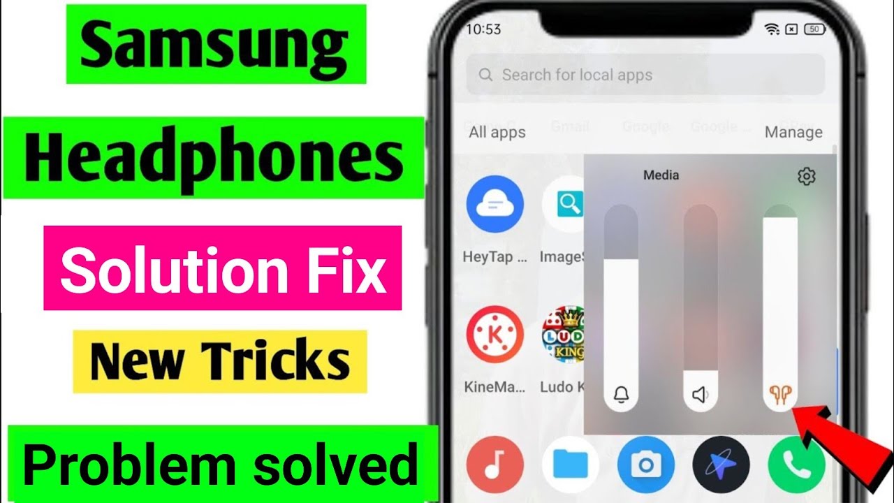How to remove Headphones Symbol in Samsung | headphones Symbol problem solution