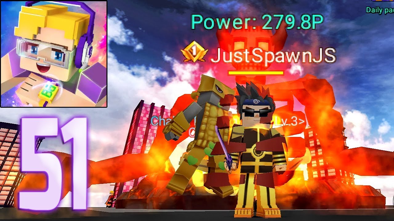 Blockman Go Anime Fighting Simulator - Itachi Susanoo (Gameplay Walkthrough Part 51)