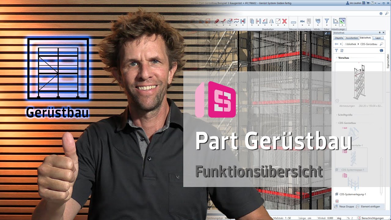 ALLPLAN Part Gerüstbau Funktionsübersicht