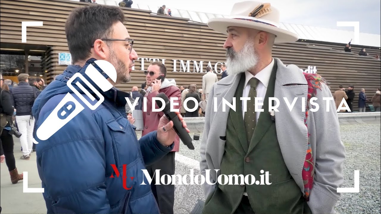 Al #PittiUomo107 con Vincenzo Di Luca, #influencer di #moda & Protagonista su MondoUomo.it