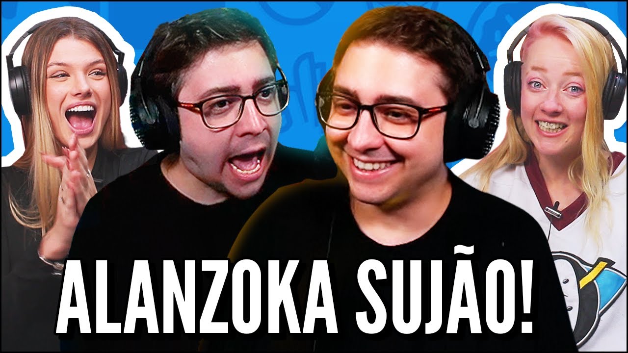 TENTE NÃO RIR COM OS MELHORES MOMENTOS DO ALANZOKA DE 2033 (JOVENS REAGEM)
