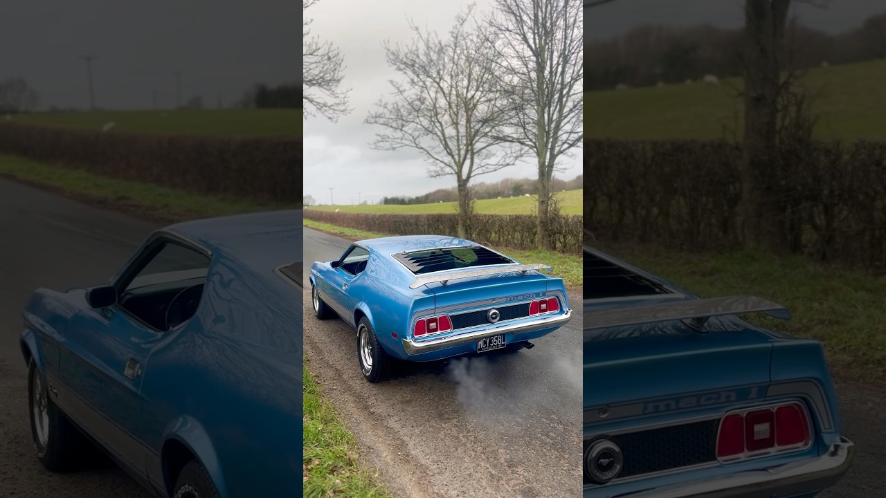 Sound On 🔊 1973 Mustang Mach 1 351 V8 Sound | 70s Classic Cars