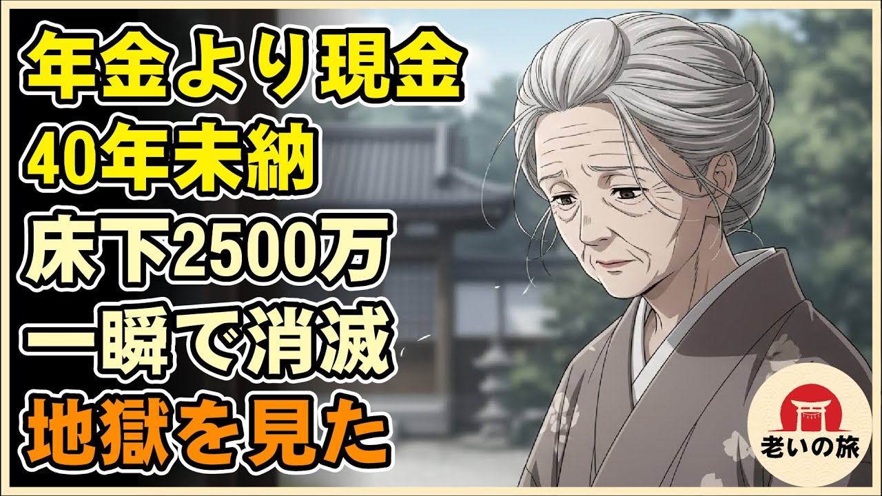 【漫画】2500万円が紙屑になった63歳の地獄『銀行を信じず全財産を手元に置いた結末…』40年間の重労働が水の泡となった悲惨な現実。【シニアライフ】【60代以上の方へ】